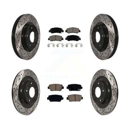 Kit de plaquettes en céramique pour Rotor de frein, fente avant et arrière, pour Mitsubishi Eclipse Cros