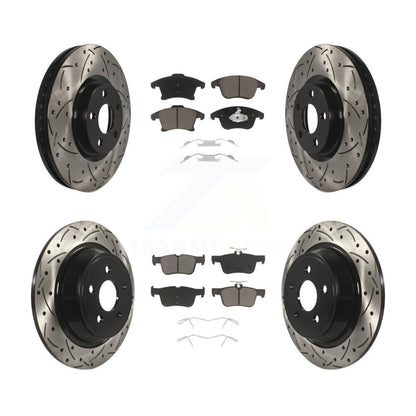 Kit de plaquettes en céramique pour rotors de frein avant et arrière, pour Ford Police Responder SS
