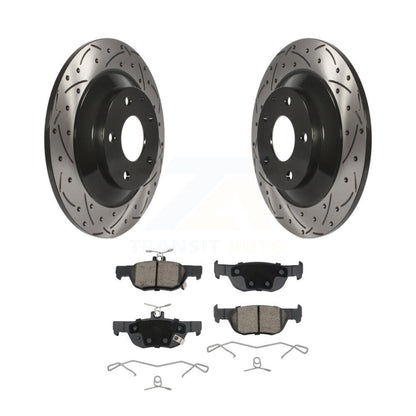 Kit de plaquettes en céramique pour Rotor de frein à disque, fente de perçage arrière, pour Mazda CX-30 MX-30 E