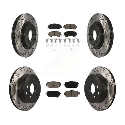 Kit de plaquettes en céramique pour rotors de frein avant et arrière, pour Nissan Rogue Sport 2019