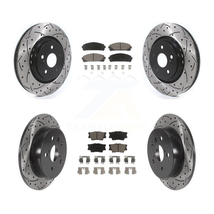 Kit de plaquettes en céramique pour Rotor de frein à disque, fente de perçage avant et arrière, pour Toyota Camry TR 2022
