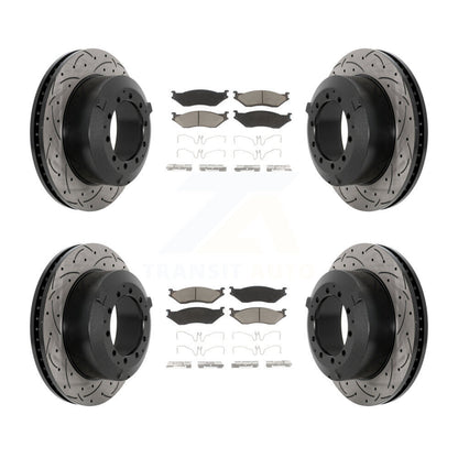 Kit de plaquettes en céramique pour Rotor de frein, fente de perçage avant et arrière, pour International TerraStar I