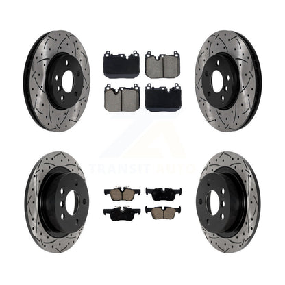 Kit de plaquettes en céramique pour Rotor de frein à disque, fente de perçage avant et arrière, pour Mini Cooper Clubman