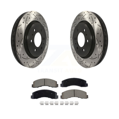 Kit de plaquettes en céramique pour Rotor de frein à fente avant, pour Ford F-150 Expedition Lincol