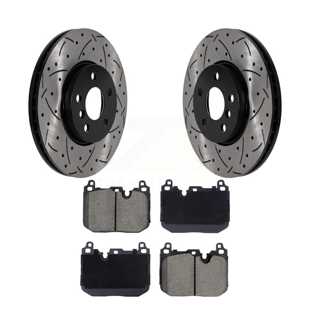 Kit de plaquettes en céramique pour Rotor de frein, fente de perçage avant, pour Mini Cooper Clubman 2017 – 2020