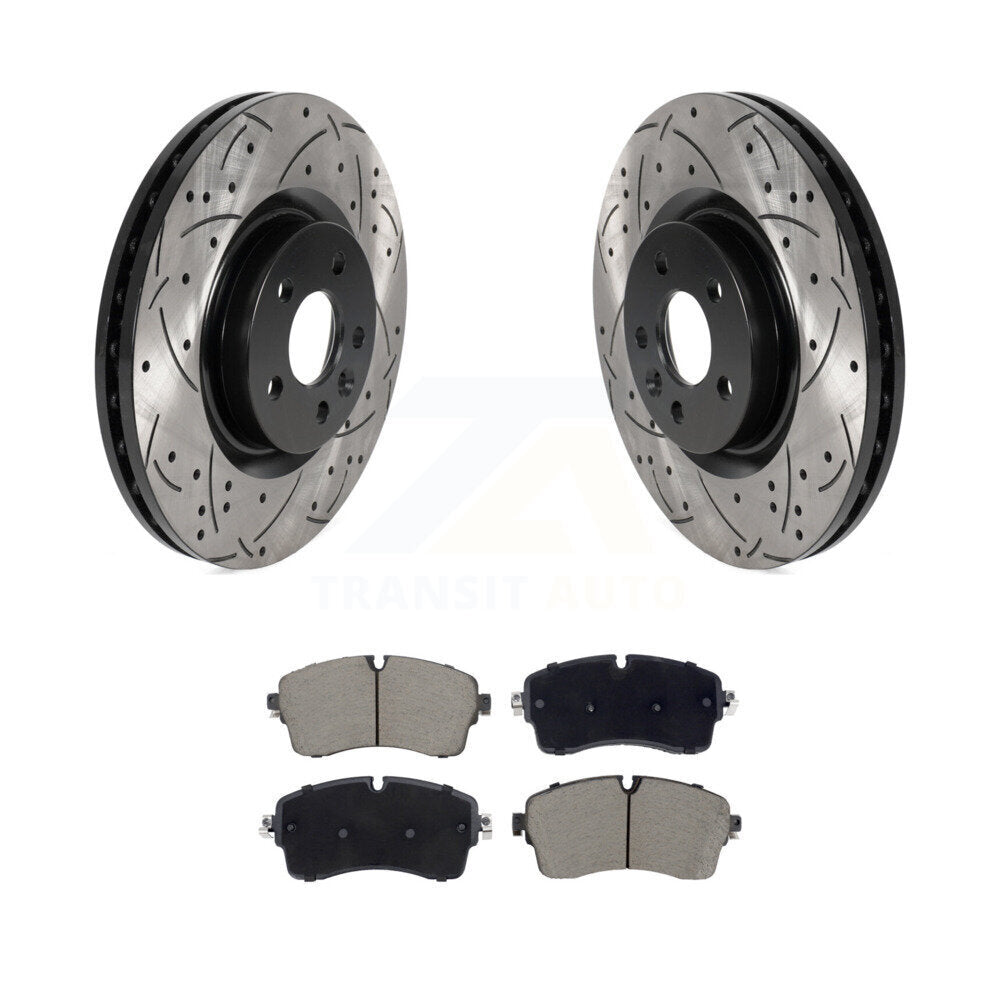 Kit de plaquettes en céramique pour rotors de frein à disque fendus, revêtement avant, pour Jaguar e-pac