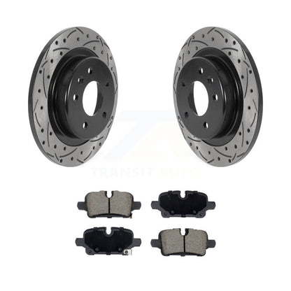 Kit de plaquettes de frein en céramique, Rotors de frein à fente arrière percés pour Chevrolet Equinox GMC Terrai
