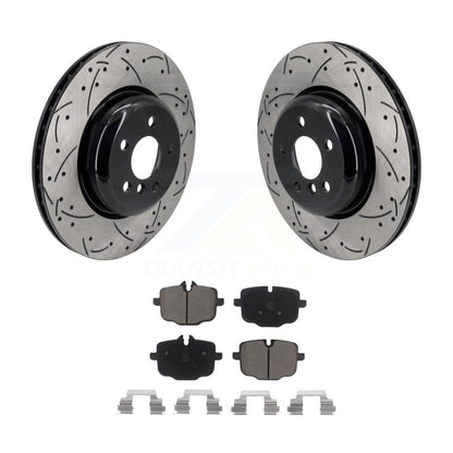 Kit de plaquettes de frein en céramique, Rotors de frein à fente arrière percés pour BMW X5 X7 540i xDrive X6 750