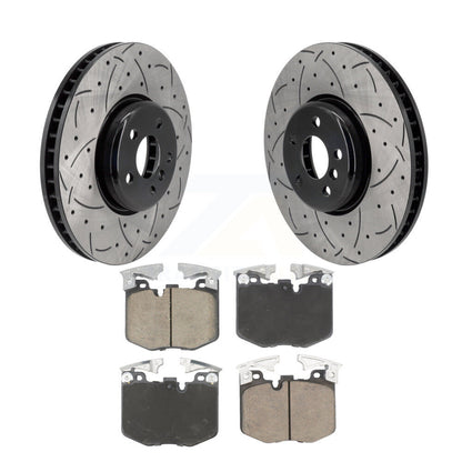 Kit de plaquettes de frein en céramique, Rotors de frein à fente avant, pour BMW 330i xDrive 530i Toyota G