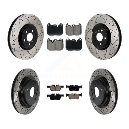 Kit de rotor de frein à disque avant et arrière et plaquettes en céramique (6 pièces) pour Mini Cooper Countryma