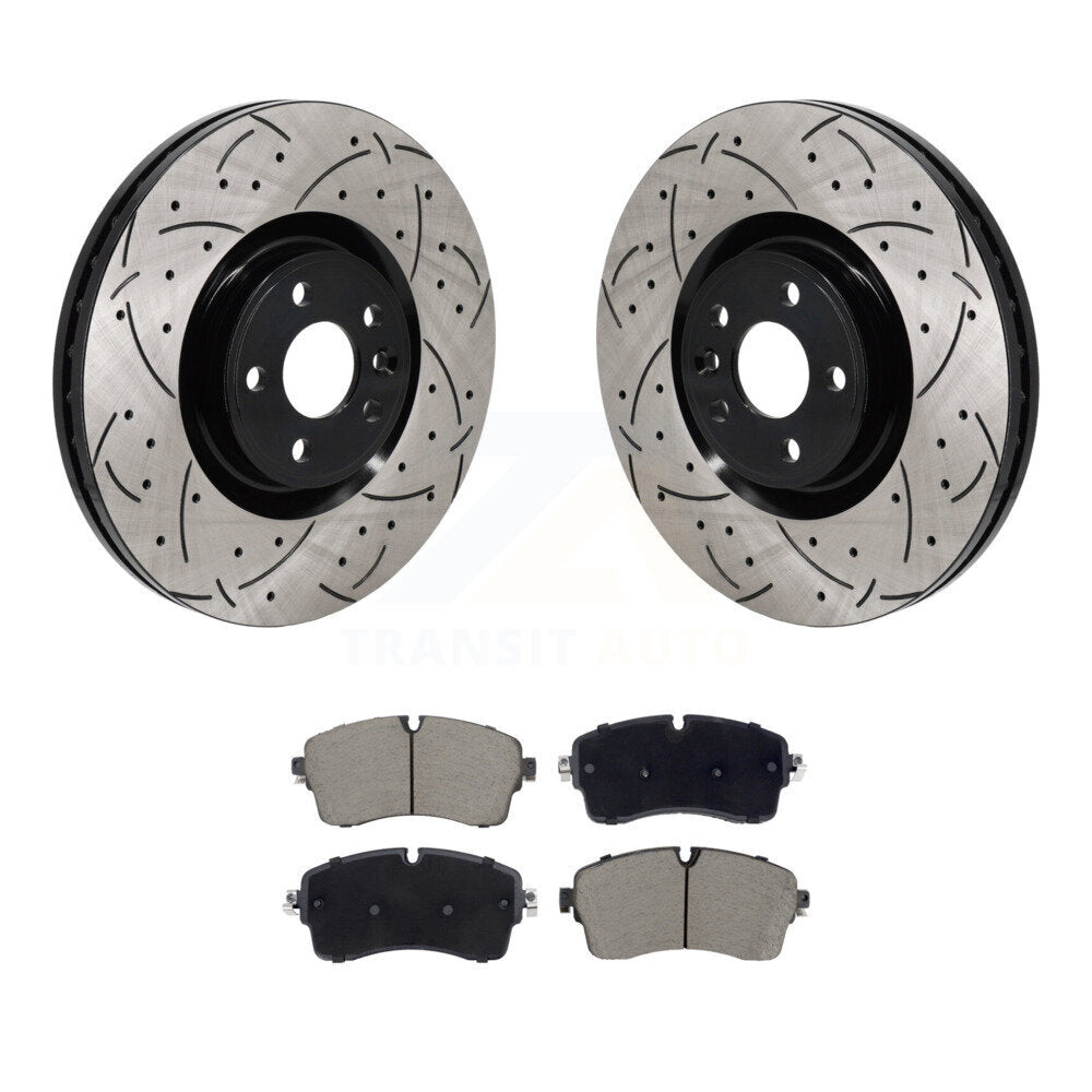 Kit de plaquettes en céramique pour Rotors de frein à fente avant, pour Land Rover Range Evoque Jagua