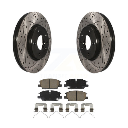 Kit de plaquettes en céramique pour Rotor de frein à fente avant percée, pour Chevrolet GMC Terrain Equino