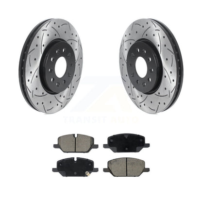 Kit de plaquettes en céramique pour Rotor de frein à fente avant percée, pour Chevrolet Equinox GMC Terrai