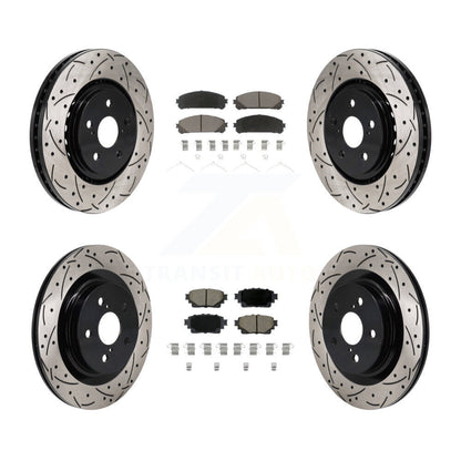 Kit de plaquettes en céramique pour Rotor de frein, fente avant et arrière, pour Toyota Sienna RAV4 Prim