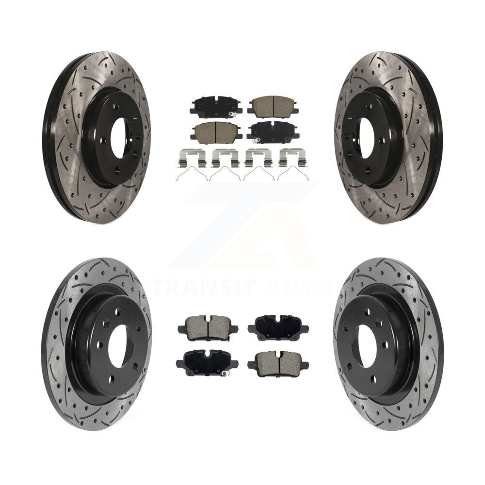 Kit de plaquettes en céramique pour Rotor de frein à disque, fente de perçage avant et arrière, pour Chevrolet GMC Terrai