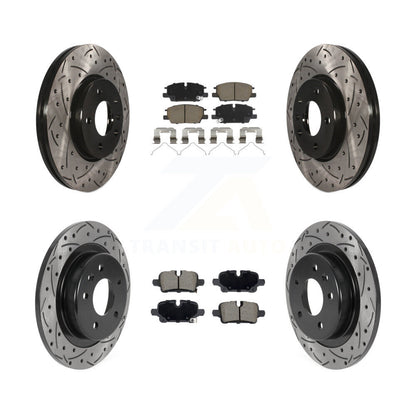 Kit de plaquettes en céramique pour Rotor de frein à disque, fente de perçage avant et arrière, pour Chevrolet GMC Terrai