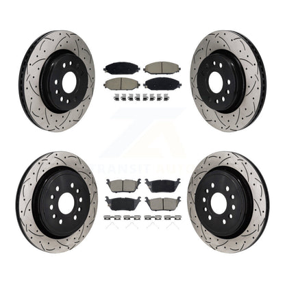Kit de plaquettes en céramique pour Rotor de frein à fente avant et arrière, pour Ram 1500 Jeep Wagoneer