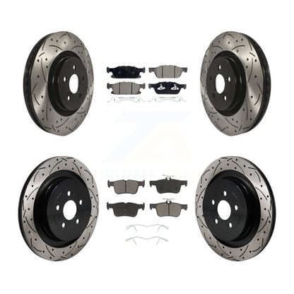 Kit de plaquettes en céramique pour Rotor de frein à disque, fente de perçage pour manteau avant et arrière, pour Lincoln Nautilu