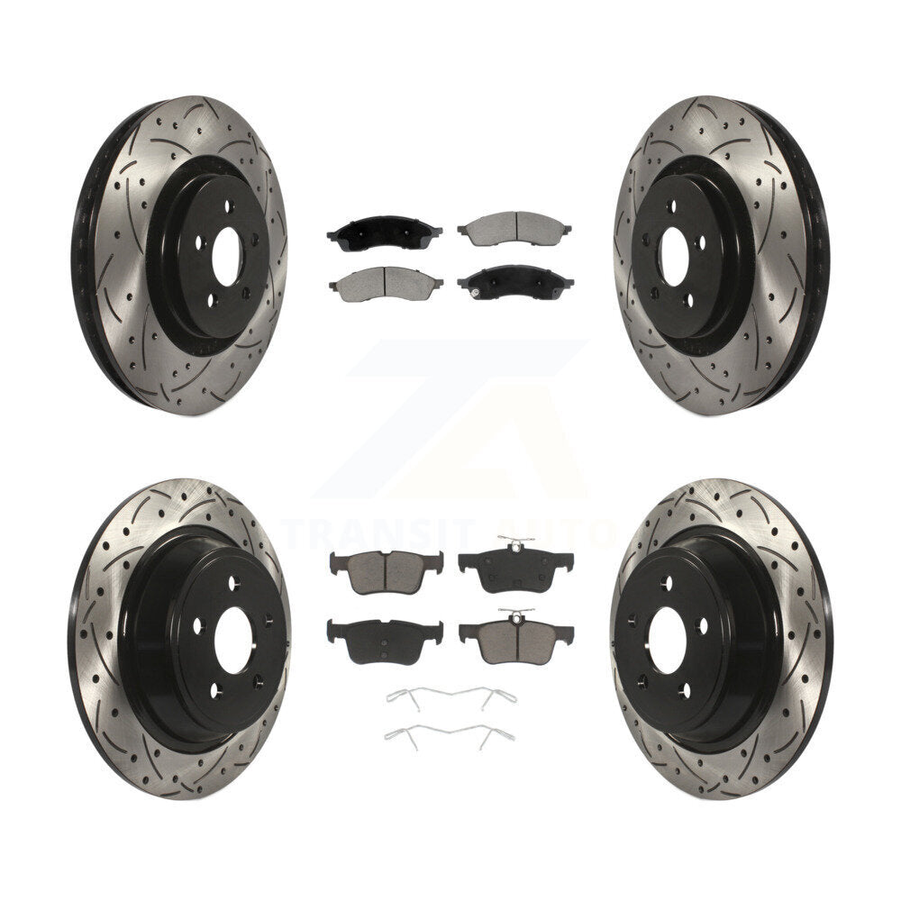 Kit de plaquettes en céramique pour Rotor de frein à disque, fente de perçage pour manteau avant et arrière, pour Lincoln Nautilu
