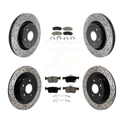 Kit de plaquettes en céramique pour Rotor de frein à fente avant et arrière, pour Acura TLX 2021 2023 – 2.0