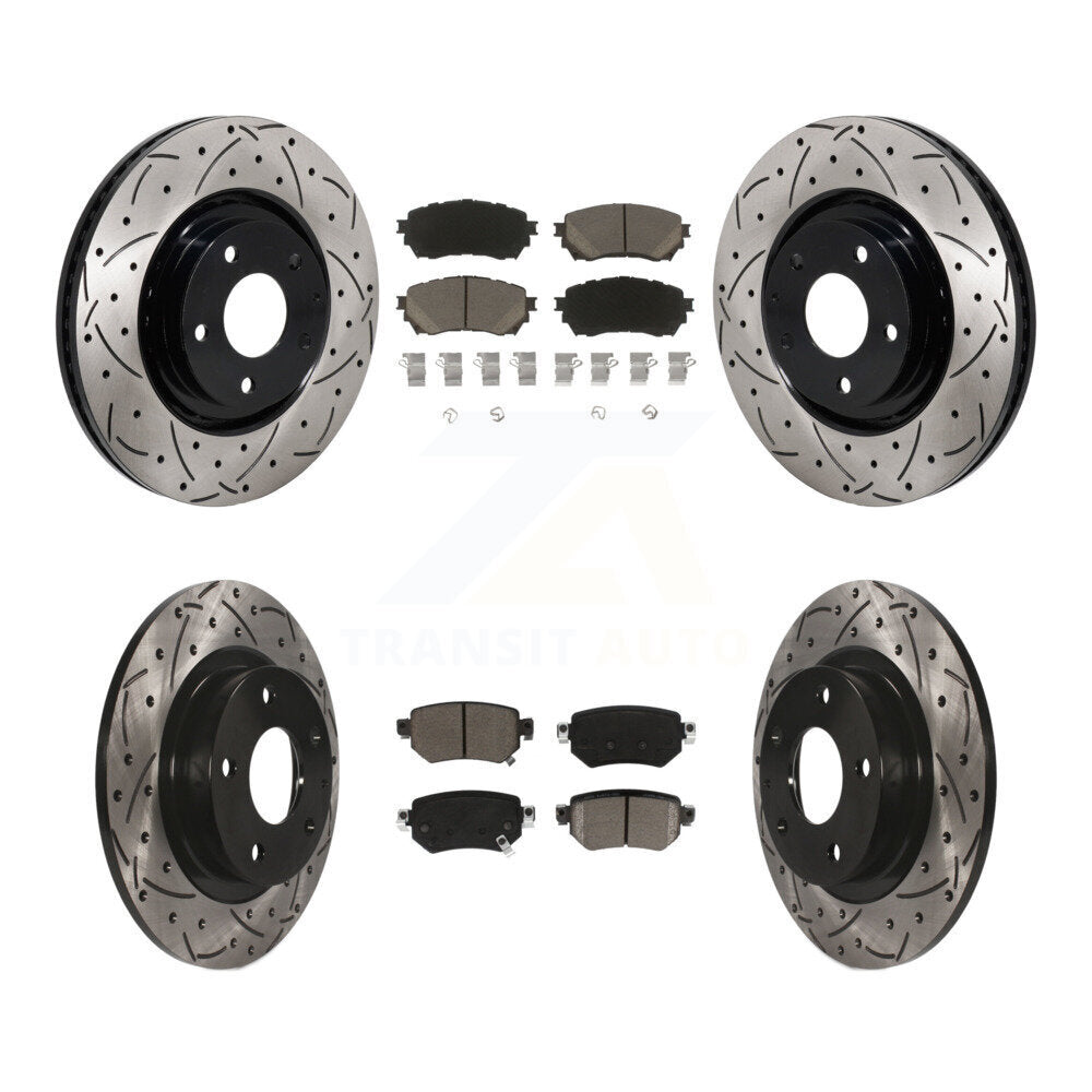 Kit de plaquettes en céramique pour rotors de frein avant et arrière, pour Mazda 6 Turbocharge 2021