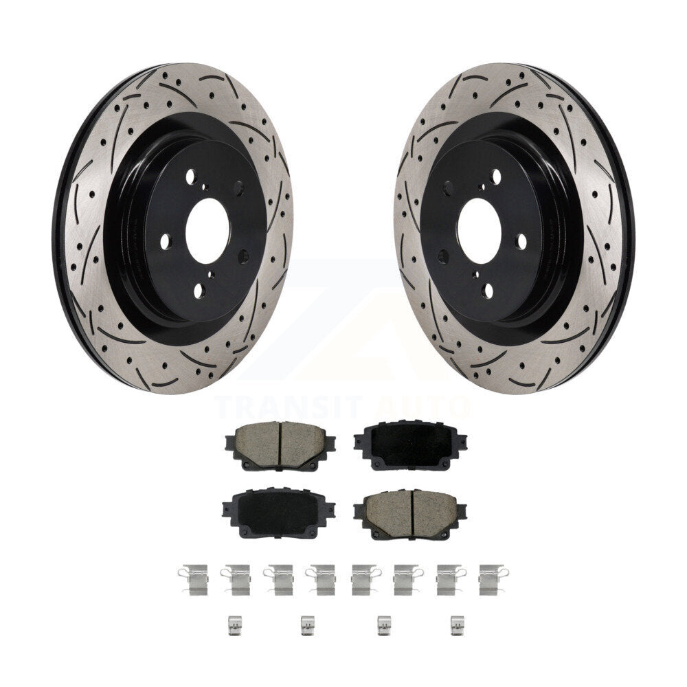 Kit de plaquettes en céramique pour Rotor de frein à fente arrière, pour Toyota Sienna Lexus RAV4 Prim