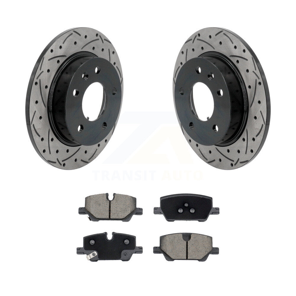 Kit de plaquettes en céramique pour Rotor de frein à fente arrière, pour Chevrolet Trailblazer Buick G