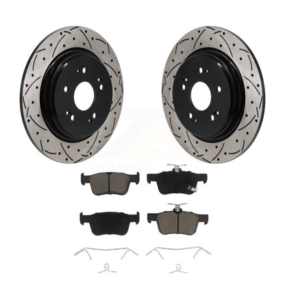 Kit de plaquettes en céramique pour rotors de frein à disque, fente de perçage arrière, pour Acura RD 2019 – 2021