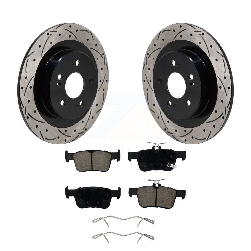 Kit de plaquettes en céramique pour rotors de frein à disque, fente de perçage arrière, pour Acura TL 2021 – 2023