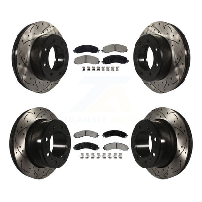 Kit de plaquettes en céramique pour rotors de frein à disque fendus, revêtement avant et arrière, pour Ram 350