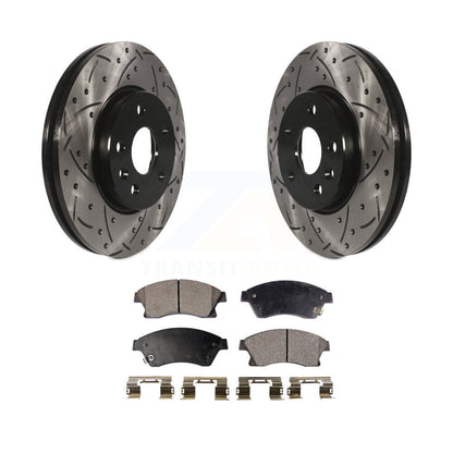 Rotor de frein à fente percée avant et Kit de plaquettes semi-métalliques pour Chevrolet Cruze Soni
