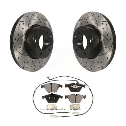 Kit de plaquettes de frein semi-métalliques pour rotors de frein à fente avant, pour BMW 328i xDrive X1 328x