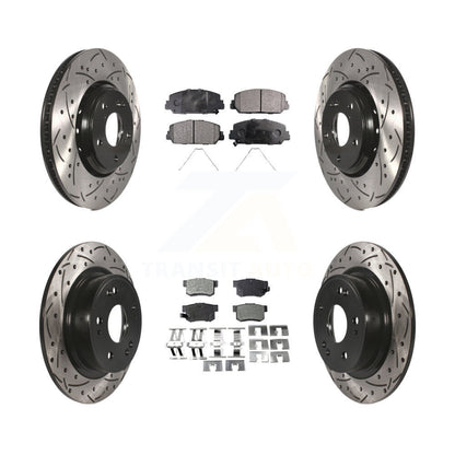 Kit de plaquettes de frein semi-métalliques pour rotors de frein avant et arrière, pour Acura IL 2017 – 2022
