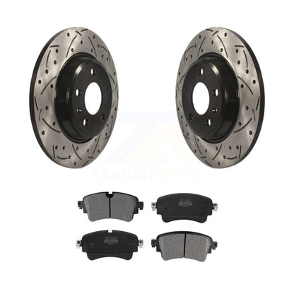 Kit de plaquettes de frein semi-métalliques pour rotors de frein arrière, pour Audi A4 Quattr 2017 – 2019
