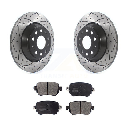 Kit de plaquettes de frein semi-métalliques pour rotors de frein arrière, pour Audi Q3 Quattr 2016 – 2018