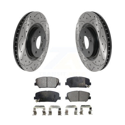 Kit de plaquettes semi-métalliques pour Rotor de frein, fente de perçage avant, pour Kia Optima 2011 2.0 – 2015