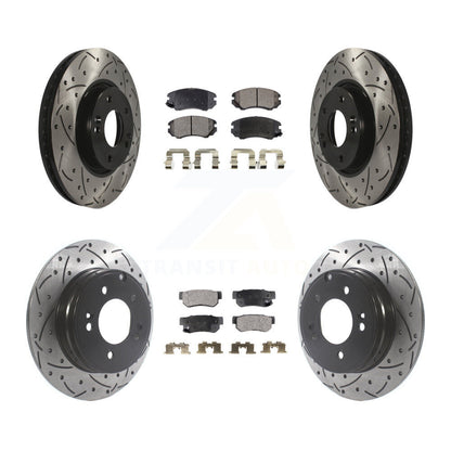 Kit de plaquettes de frein semi-métalliques pour rotors de frein avant et arrière, pour Hyundai Sonata 3.3