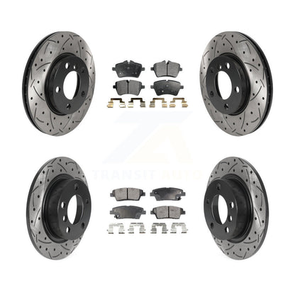 Kit de plaquettes de frein semi-métalliques pour Rotors de frein avant et arrière, pour Mini Cooper Pacema