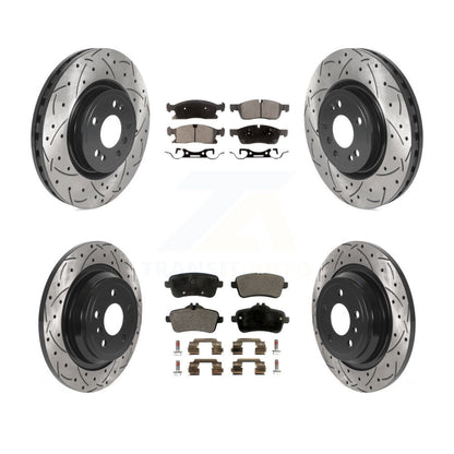 Kit de plaquettes de frein semi-métalliques pour rotors de frein avant et arrière, pour Mercedes-Benz ML35