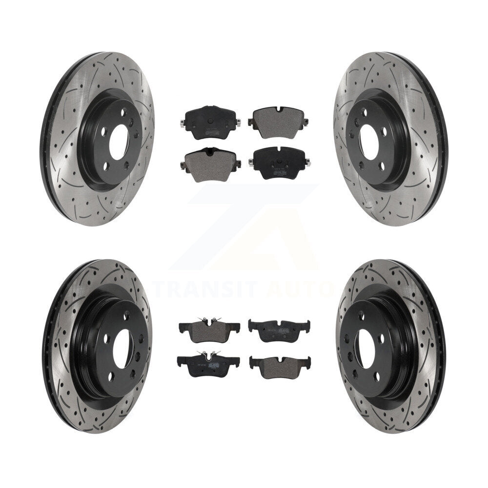 Kit de plaquettes de frein semi-métalliques pour rotors de frein avant et arrière, pour BMW X1 X2 Mini 228