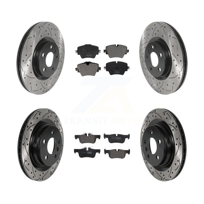 Kit de plaquettes de frein semi-métalliques pour rotors de frein avant et arrière, pour BMW X1 X2 Mini 228