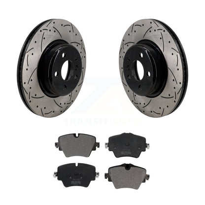 Kit de plaquettes de frein semi-métalliques pour rotors de frein à fente avant, pour BMW X3 330i xDrive X4 Z