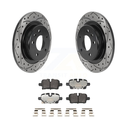 Kit de plaquettes semi-métalliques de Rotor de frein à disque de fente de forage arrière pour Chevrolet Equinox GM