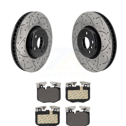 Kit de plaquettes semi-métalliques de Rotor de frein à fente percée avant, pour BMW 330i xDrive 530i G
