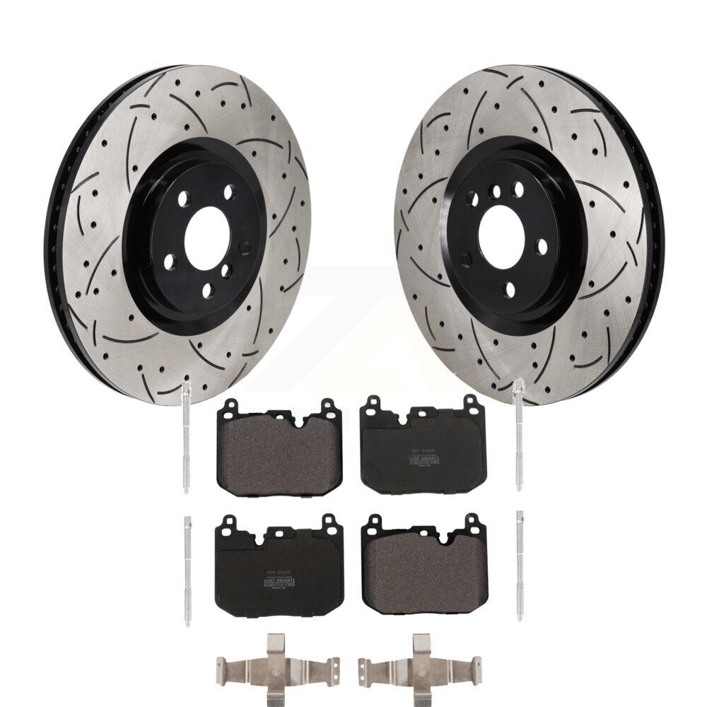 Kit de plaquettes semi-métalliques de Rotor de frein de fente de forage avant pour Mini Cooper Countryman X
