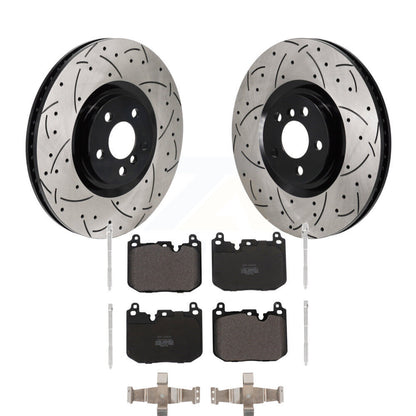 Kit de plaquettes semi-métalliques de Rotor de frein de fente de forage avant pour Mini Cooper Countryman X