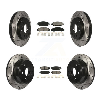 Kit de plaquettes de frein semi-métalliques pour Rotors de frein avant et arrière, pour Chevrolet Avalanch