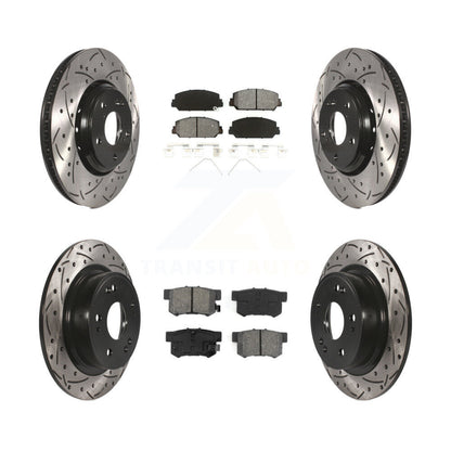 Kit de plaquettes de frein semi-métalliques pour rotors de frein avant et arrière, pour Acura IL 2017 – 2022
