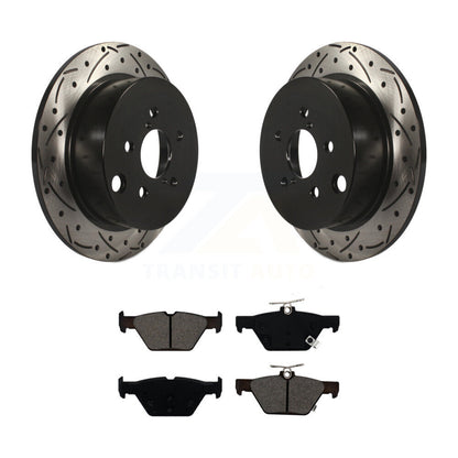 Kit de plaquettes semi-métalliques pour Rotor de frein à disque, fente de perçage pour manteau arrière, pour Subaru Crosstre