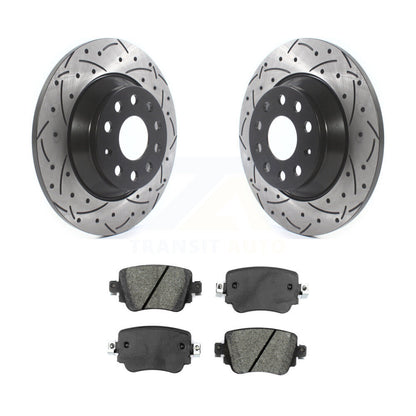 Kit de plaquettes de frein semi-métalliques pour rotors de frein arrière, pour Audi Q3 Quattr 2016 – 2018